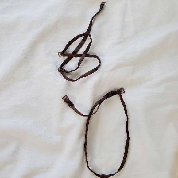 Vintage Dynamite Embroidered A-line Strapless Smocked Scallop Hem Dress White - Picture 10 of 11